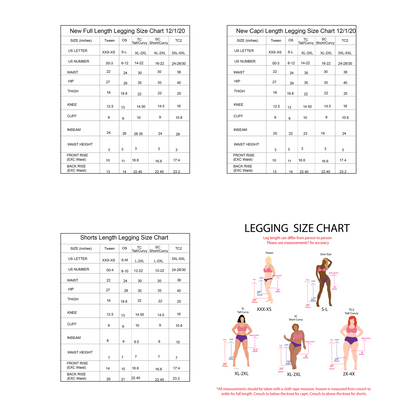 Woodland Creature Leggings with Pockets – Folk Art Nature Design