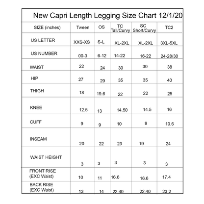 Camo Jeeper Capri & Full Length Leggings